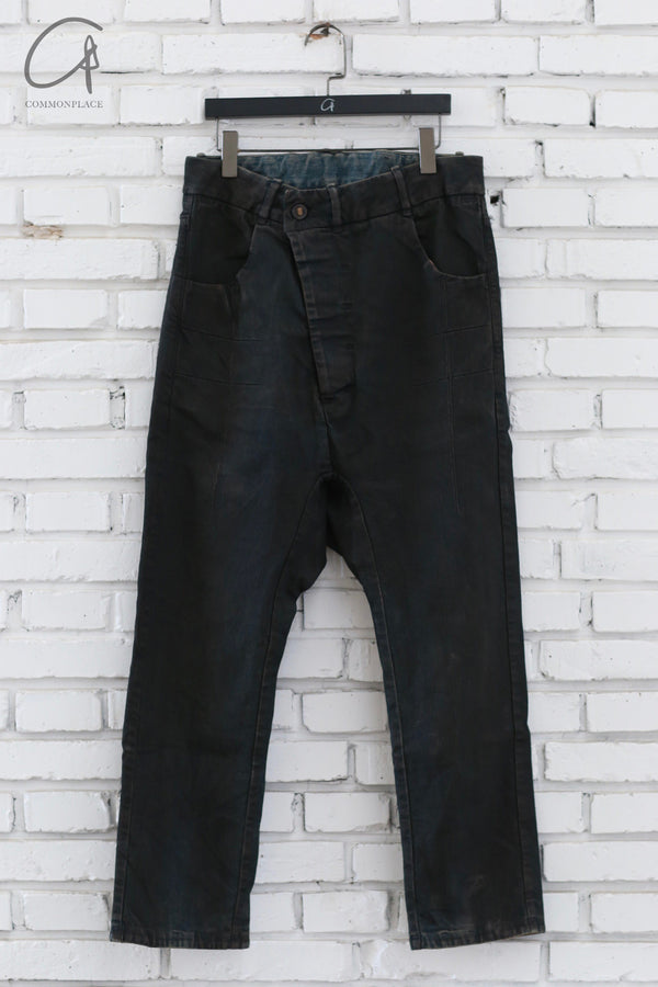 Boris Bidjan Saberi 24 Autumn/Winter Trousers German Craftsman P15.1BF-FKU100002-DIRTY DENIM